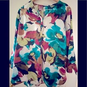 Tunic, shirt, silky cloths , causal, blouse,